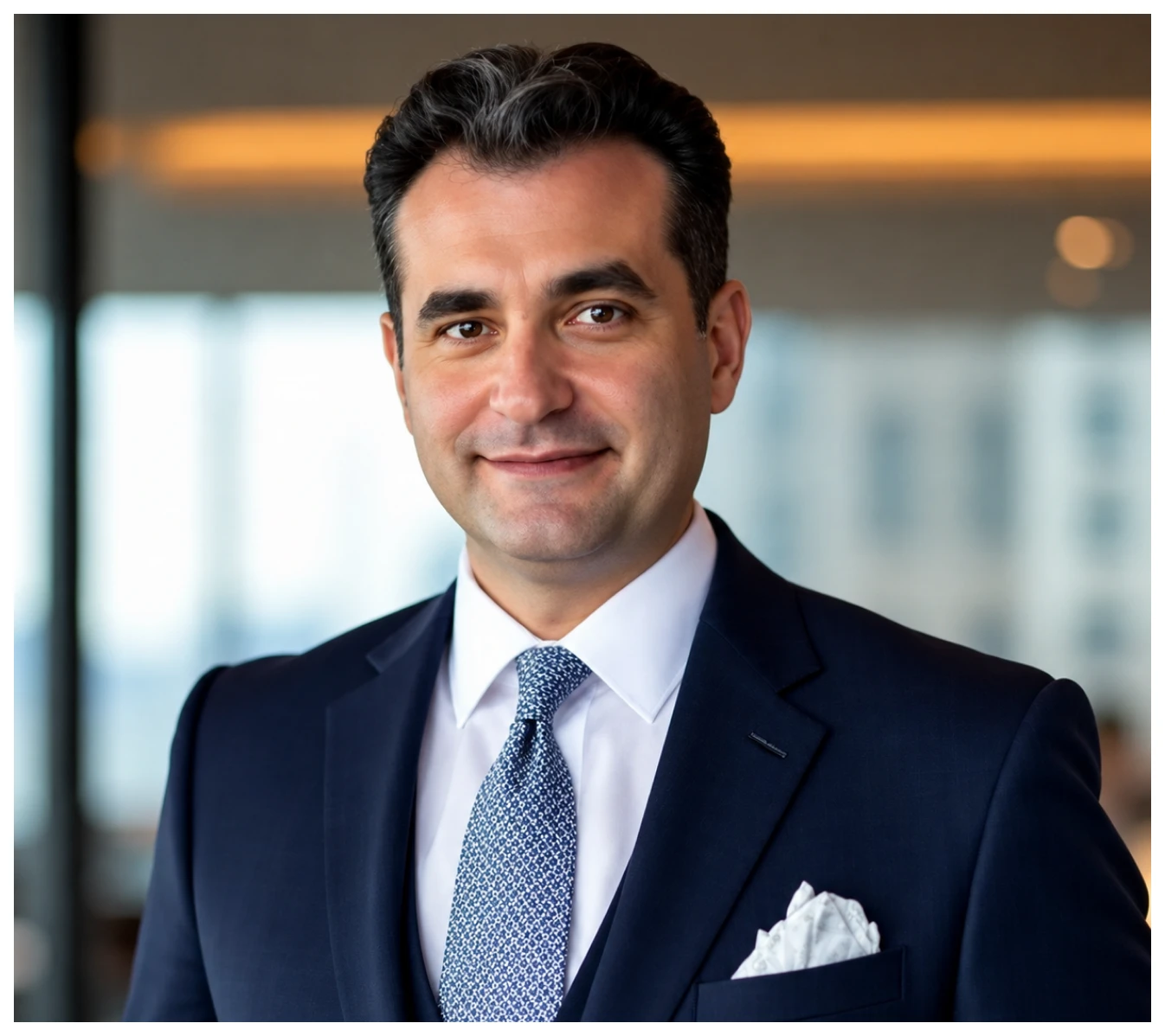 Professional portrait in office setting